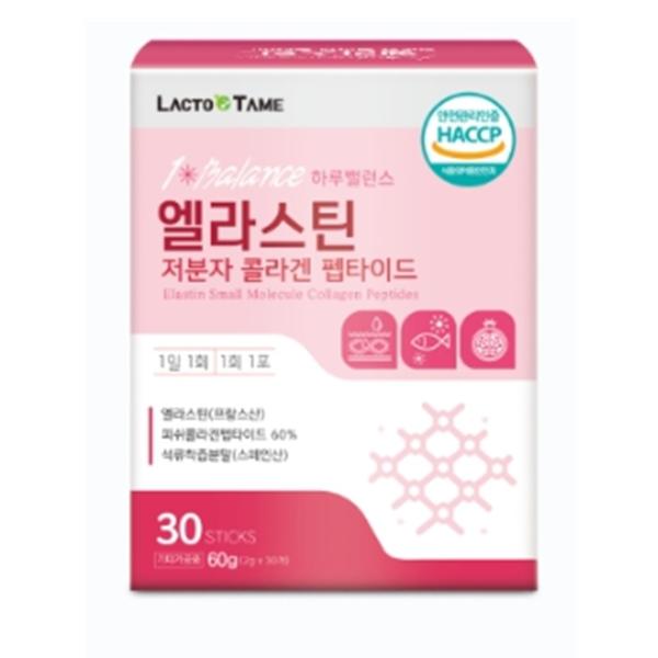 락토테미 하루 밸런스 엘라스틴 저분자 콜라겐 펩타이드 2g x 30개