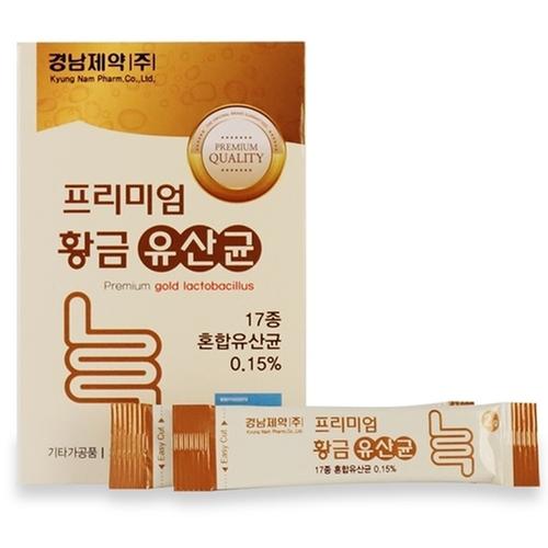 경남제약 프리미엄 황금 17종 혼합 유산균 2g x 30포