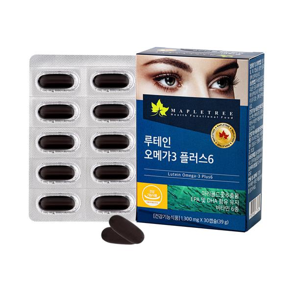 메이플트리 루테인오메가3 플러스6 30캡슐