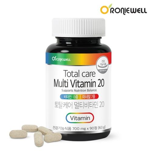 로니웰 토탈케어 멀티비타민 20 (700mg×90정)