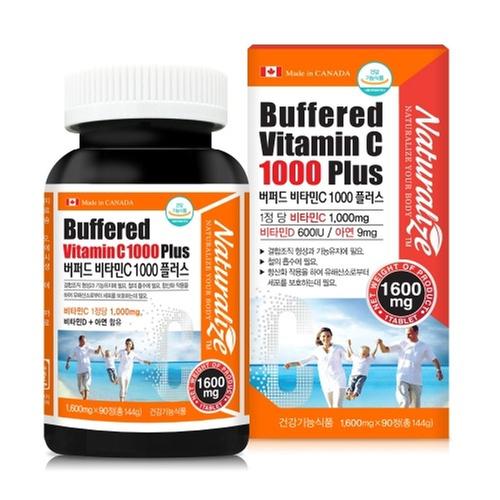 네추럴라이즈 버퍼드 비타민C 1000 플러스 1,600mg x 90정
