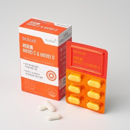 닥터이셀 리포좀 비타민C & 비타민D 1,100mg X 30정