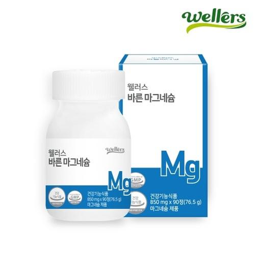 웰러스 바른 마그네슘 850mg x 90정