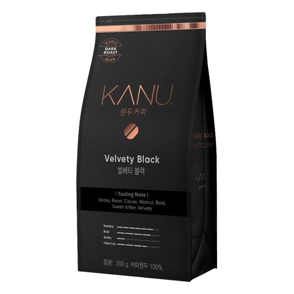카누 원두 커피 벨베티 블랙 홀빈 200g