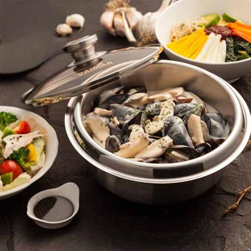 [바이마르] 히든쉐프 IH스텐 통3중 가마솥 22cm