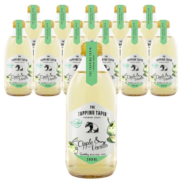 [태핑타피르] 애플 & 바닐라 탄산음료 300ml x 12입