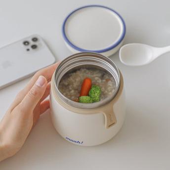  모슈 보온보냉 라떼 죽통 푸드자 480ml