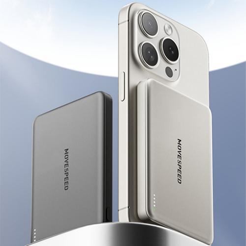 [MOVESPEED] 아이폰/갤럭시 초슬림 초경량 맥세이프 보조배터리 10000mAh