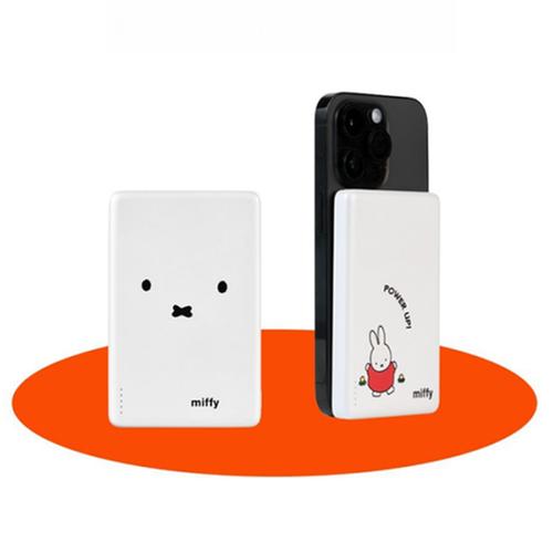 [MOVESPEED] 아이폰/갤럭시 미피 콜라보 초슬림 초경량 맥세이프 보조배터리 5000mAh