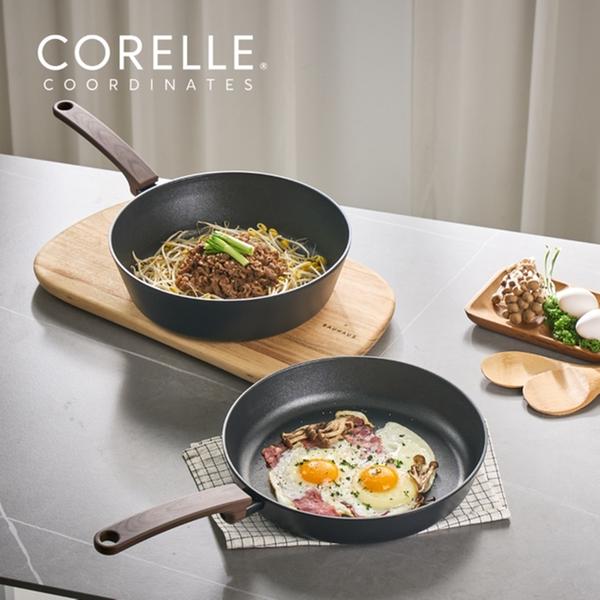 [코렐] 국내생산 셰프 디자인 IH 프라이팬 궁중팬 28cm 2종 세트