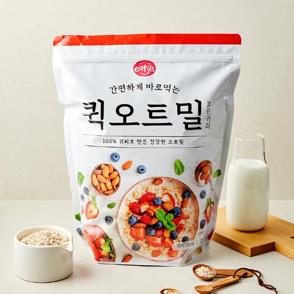 [이더스] 간편하게 바로 먹는 퀵오트밀 2kg