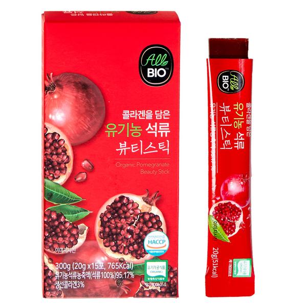 [올바이오] 유기농 석류 뷰티스틱 (20g x 15개입)