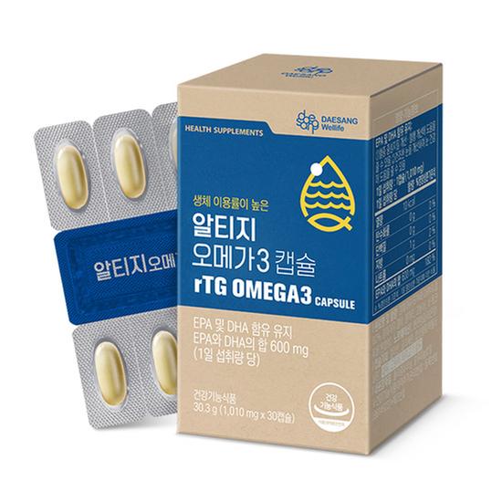 [대상웰라이프] 알티지 오메가3 캡슐 (1,010 mg×30캡슐)
