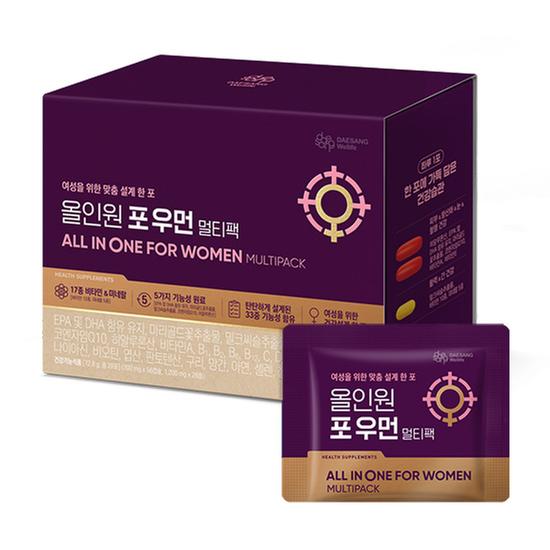 [대상웰라이프] 올인원 포 우먼 멀티팩 / 올인원 포 맨 멀티팩 (28포)