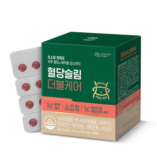 [대상웰라이프] 혈당슬림 더블케어 (300 mg x 168정)