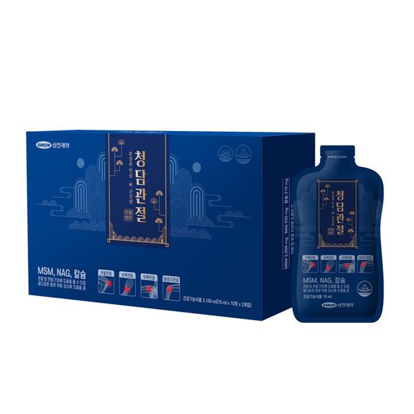 [삼진제약] 청담관절 (+70mlx10포x3개입(2,100ml)+쇼핑백)