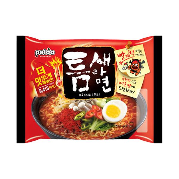 팔도 틈새라면 빨계떡 120g 5봉/10봉/20봉/40봉