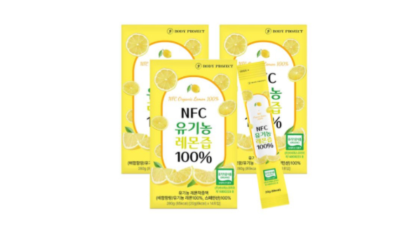 ★무료배송★바디프로젝트 NFC 유기농 레몬즙 100% 14포 x 3박스