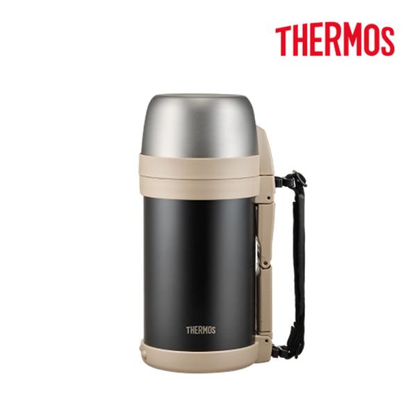 [써모스] 대용량 더블컵 보온보냉병 1400ml FDH-1406K 블랙베이지