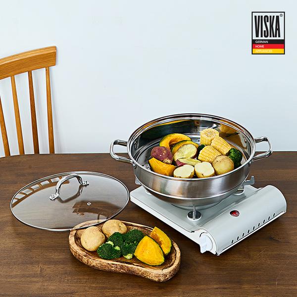 [독일 비스카] 스테인레스 34cm 찜솥세트 / VK-SP340
