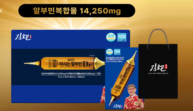 ★최저가★[김오곤원장] 마시는 알부민DR (15ml*30포)