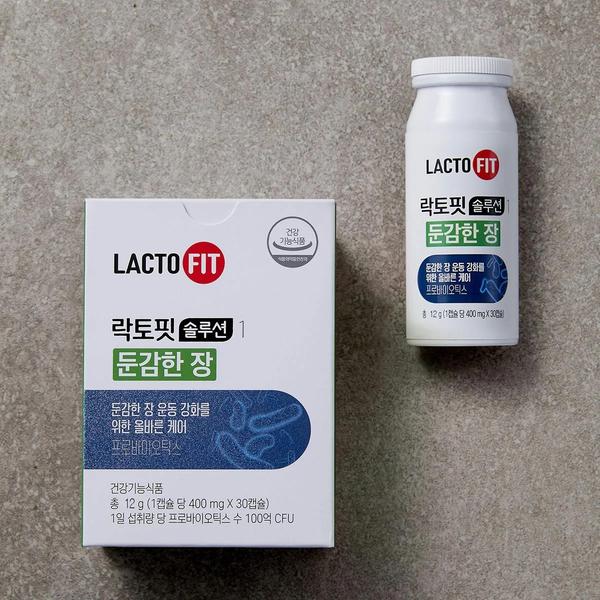 종근당건강 락토핏 솔루션1 (둔감한 장) 400 mg x 30캡슐