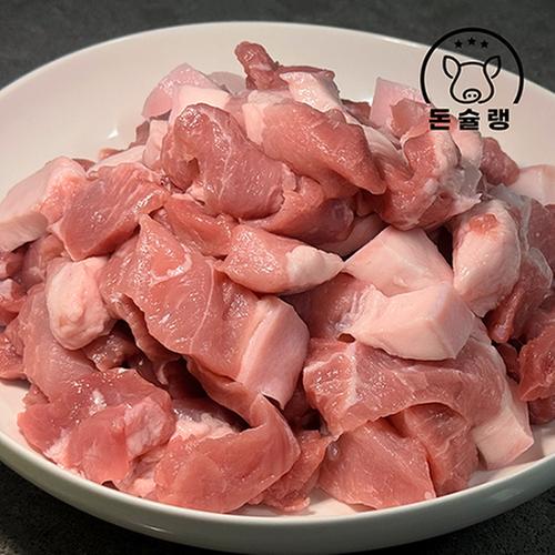 [돈슐랭] 1등급 한돈 찌개용 자투리 모둠 2kg 외 1종   