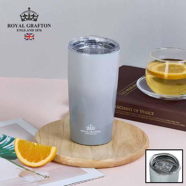 [로얄그래프톤] 보온보냉 콜드컵 600ml (모던그레이/코랄핑크)