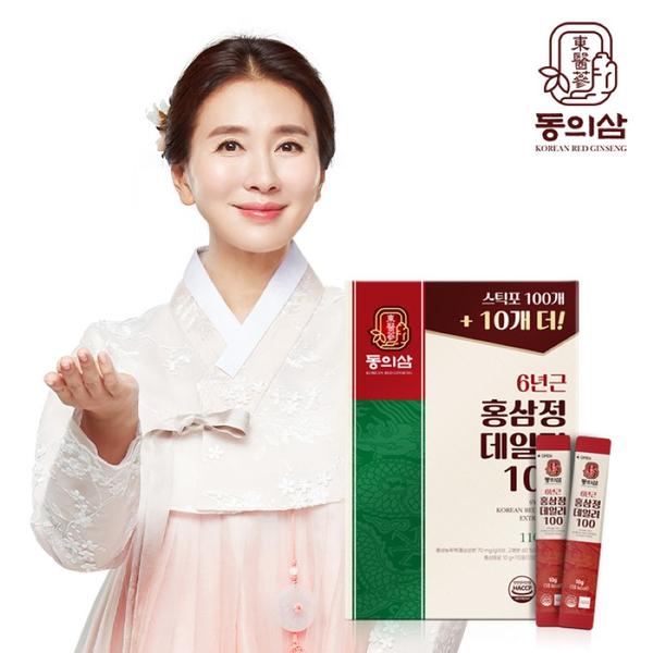 동의삼 6년근 홍삼정 데일리100 10g x 110포 (쇼핑백 포함) [A0962]