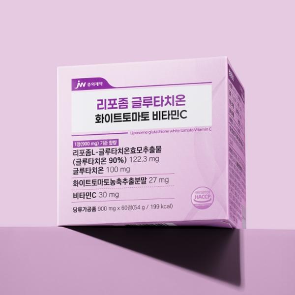 [JW중외제약] 리포좀 글루타치온 화이트토마토 비타민C (900mg x 60정)