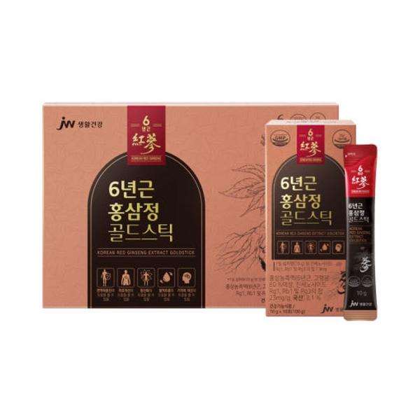 [JW생활건강] 6년근 홍삼정 골드스틱 (10g x 30포)