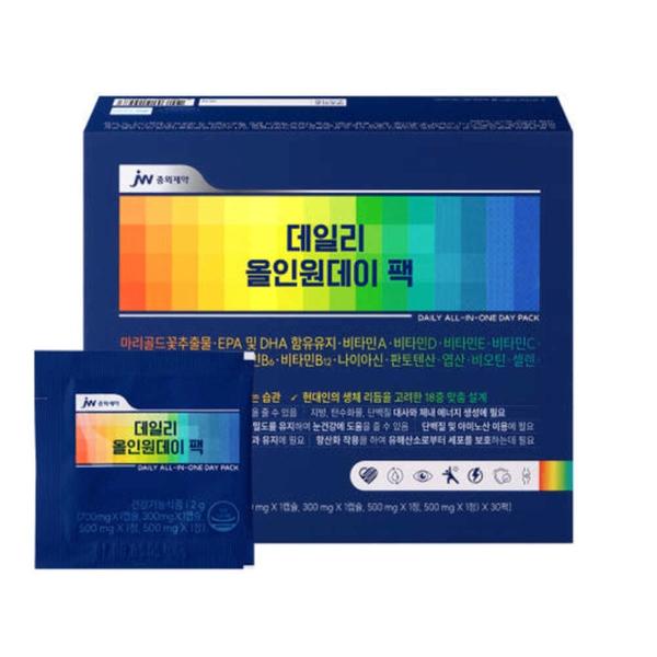 [JW중외제약] 데일리 올인원데이 팩 2g x 30팩