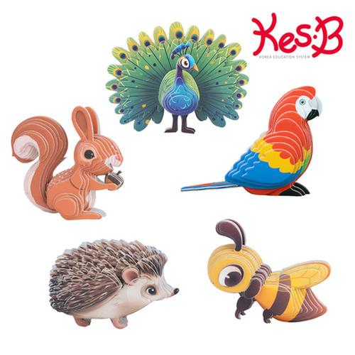 ★블프특가★[교구] 캐스B - 팝피 입체만들기 숲속동물 (고슴도치)