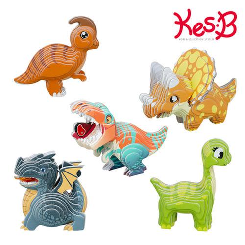 ★블프특가★[교구] 캐스B - 팝피 입체만들기 공룡 (브라키오사우르스)
