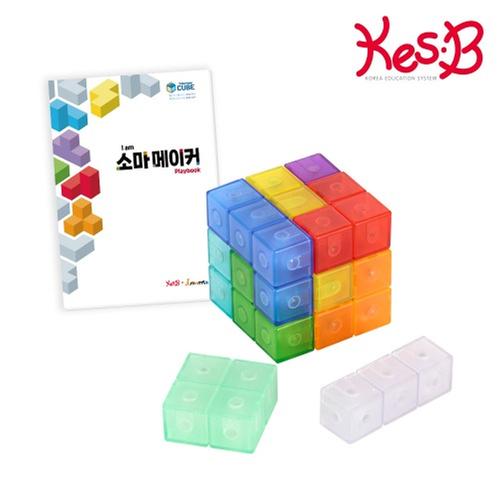 ★블프특가★[교구] 캐스B - 메타 자석 소마큐브 + 플레이북