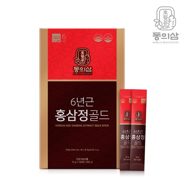 [동의삼] 6년근 홍삼정골드 10g x 100포