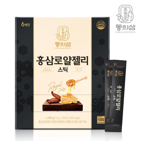 [동의삼] 홍삼로얄젤리스틱 10g x 100포