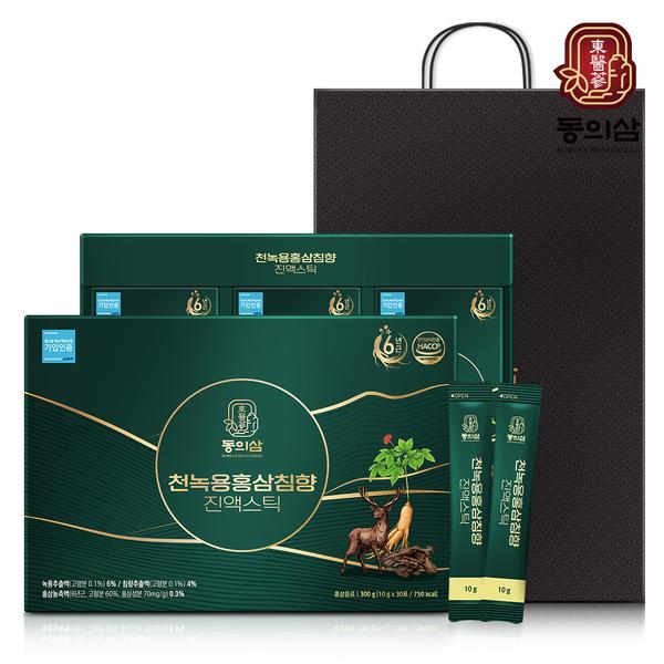 [동의삼] 천녹용홍삼침향 진액스틱 10g x 30포