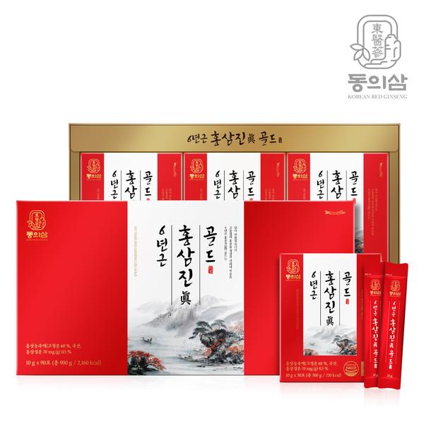 [동의삼] 6년근 홍삼진(眞) 골드 10g x 90포