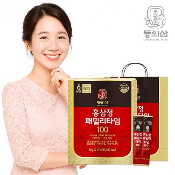 동의삼 홍삼정패밀리타임100 10g x 100포 (쇼핑백 포함) [A0956]
