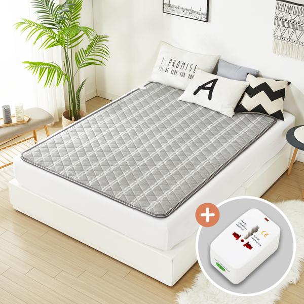 [눕자] 여행용 프리볼트 카본탄소전기요 해외 캠핑 겸용 더블 (멀티어댑터증정)