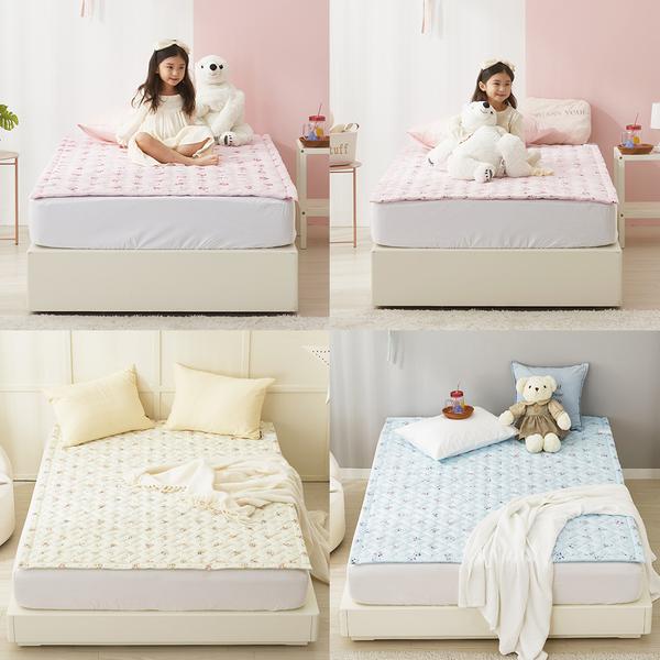 [한일의료기] 캐치티니핑 2in1 카본탄소매트 전기요 토퍼핏 퀸 (색상 택1)